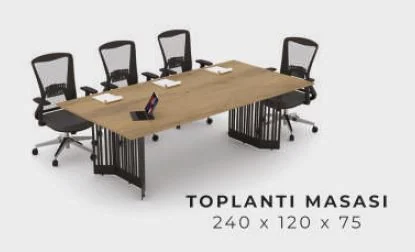 Barkod 240 Toplantı Masası — orijinal ölçü tablosu