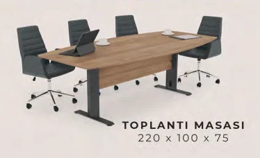 Ordos Metal Toplantı Masası — orijinal ölçü tablosu
