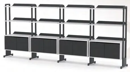 Box Modüler 3 Depolama — stüdyo görünümü