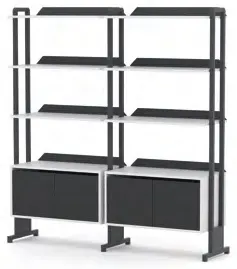 Box Modüler 4 Depolama — stüdyo görünümü